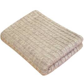 Плед 140х180 SOFT Коси Лате (076) Прованс (011690), Основний колір: бежевий, Розмір: 140x180