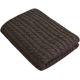 Плед 140х180 SOFT Коси Мокко (015) Прованс (011693), Основний колір: коричневий, Розмір: 140x180