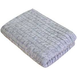 Плед 140х180 SOFT Коси Сірий (003) Прованс (011696), Основний колір: сірий, Розмір: 140x180