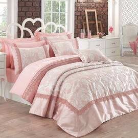 Покрывало Cotton box Delux 260x270 BELLEZA PUDRA, Цвет: розовый, Размер: 260x270