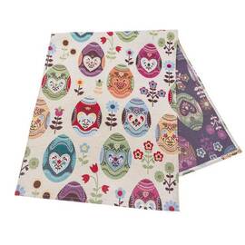 Наперон гобеленовий 37х100 (EDEN126-37) LiMaSo, Тип: доріжки (раннери), Основний колір: червоний, Форма скатертини: прямокутна, Розмір: 37x100