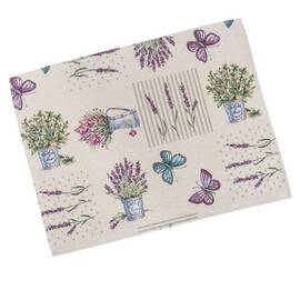 Серветка-підкладка під тарілку гобеленова 34х44 (SRG21-34) LiMaSo, Тип: сети та підтарільники, Основний колір: бузковий, Форма скатертини: прямокутна, Розмір: 34x44