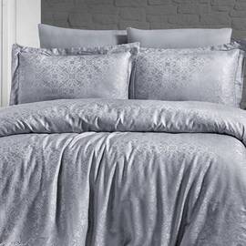 First Сhoice жаккард 200х220 lamone gri, Размер: двуспальный евро 200х220, Основной цвет: серый