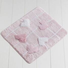 Коврик Chilai Home 50x60 KALBIM PEMBE, Цвет: розовый, Размер: 50x60