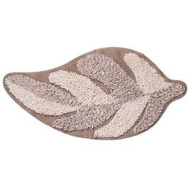 Коврик в ванную Number One Leaf Tortora 55x110 P214 PHP, Цвет: коричневый, Размер: 55x110