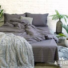 Постельное белье 76 сатин-страйп 175х210 Вилюта, Размер: двуспальный 175х210, Основной цвет: серый