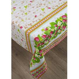 Скатертина Lotus Berry 140x180 (svt-2000022217408), Тип: скатертини, Основний колір: зелений, Форма скатертини: прямокутна, Розмір: 140x180