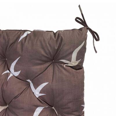 Подушка на стул 40х40 Super Коричнева Прованс (025191), Цвет: коричневый, Размер: 40x40, изображение 2