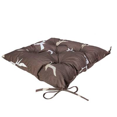 Подушка на стул 40х40 Super Коричнева Прованс (025191), Цвет: коричневый, Размер: 40x40, изображение 3