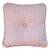 Подушка декоративна 35х35 Прованс Bella Розова клітка (013545), Колір: рожевий, Розмір: 35x35