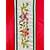 Наперон новорічний бархатний вишивання 40х130 LiMaSo (NPOVN07), Тип: доріжки (раннери), Основний колір: червоний, Форма скатертини: прямокутна, Розмір: 40x130, зображення 4