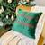 Наволочка новорічна бархатна вишивана 45x45 LiMaSo (NOVN02), Колір: зелений, Тип: наволочки, Розмір: 45x45, зображення 2