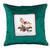 Наволочка новорічна бархатна вишивана 45х45 LiMaSo (NOVN08), Колір: зелений, Тип: наволочки, Розмір: 45x45