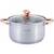 Каструля 4,5л з кришкою Kamille (4933), Тип: каструля, Об'єм: 4,5 л, Колір: срібний