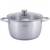 Каструля 5л з кришкою Kamille (4903), Тип: каструля, Об'єм: 5 л, Колір: срібний