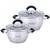 Набор кастрюль 4 предмета (1.8л, 2.5л) Kamille (5753)