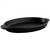 Сковорода чавунна овальна порційна 220х140х25 мм Brizoll (H2214), Колір: чорний, Тип: сковорода порційна, Форма: овальна, Діаметр (см): 22