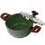 Каструля із кришкою TVS Natura Induction 24 см, 4,5 л, Тип: каструля, Об'єм: 4,5 л, Колір: зелений, зображення 2