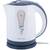 Чайник 1,8л електричний пластик білий із сірим Kamille (1715A)