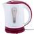 Чайник 1,8л електричний білий пластик з червоним Kamille (1715R)