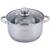 Каструля 5л. з кришкою Kamille (4913), Тип: каструля, Об'єм: 5 л, Колір: срібний