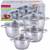 Набір каструль 8 предметів (1,5л, 2л, 3л, 5л) Kamille (4904), зображення 3