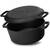 Кастрюля чугунная с чугунной крышкой- сковородой 6л Brizoll (P-6L-2), Тип: кастрюля, Объем: 6 л, Цвет: черный, изображение 2