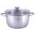 Каструля 3л з кришкою Kamille (4902), Тип: каструля, Об'єм: 3 л, Колір: срібний