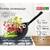 Сковорода чавунна WOK із дерев'яною ручкою Black 2,8 л 260х80 мм Brizoll (W26HP1), Колір: чорний, Тип: сковорода вок, Форма: кругла, Діаметр (см): 26, зображення 3