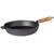 Сковорода чугунная с деревянной ручкой 24 см БІОЛ (РС24), Цвет: черный, Тип: сковорода, Форма: круглая, Диаметр (см): 24