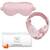 Набір для сну (маска, пов'язка, чех, беруші) рожевий Love you, Колір: рожевий