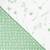 Полуторный комплект Home Line Бязь 145х214 (50х70) ВОЛОШКИ зелені на білому/ГОРОХ білий на зеленому (178708), изображение 2