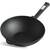 Сковорода чавунна WOK із дерев'яною ручкою Black та скляною кришкою 2,8 л 260х80 мм Brizoll (W26HP1-6), зображення 2