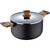 Каструля з кришкою Bergner Earth black 24 см 4.3 л (BG-32036-BK), Тип: каструля, Об'єм: 4,3 л, Колір: чорний