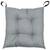 Подушка на стілець 40х40 LEON сіра на липучках Прованс (038415), Колір: сірий, Розмір: 40x40