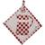 Прихватка 20х20 Глечик червона клітинка Прованс (039355)