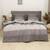 Постільна білизна 24318 ранфорс 200х220 Вілюта, Розмір: двоспальний євро 200х220, Основний колір: сірий