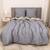Постельное белье 24335 ранфорс 175х210 с простынью на резинке 160х200 Вилюта, Размер: двуспальный 175х210, Основной цвет: серый, изображение 2