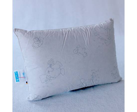 Подушка IGLEN полегшена 40х60 пух 100% в тику (406011G), зображення 2