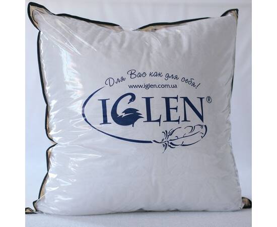 Подушка IGLEN антиалергенна 70х70 у дамаску (7070fd), Колір: білий, Розмір: 70x70, зображення 2