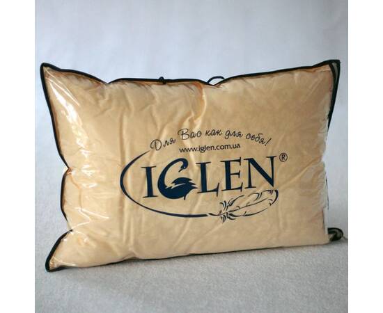Подушка IGLEN антиалергенна 40х60 в жакардовому сатині (4060s), Колір: білий, Розмір: 40x60, зображення 3