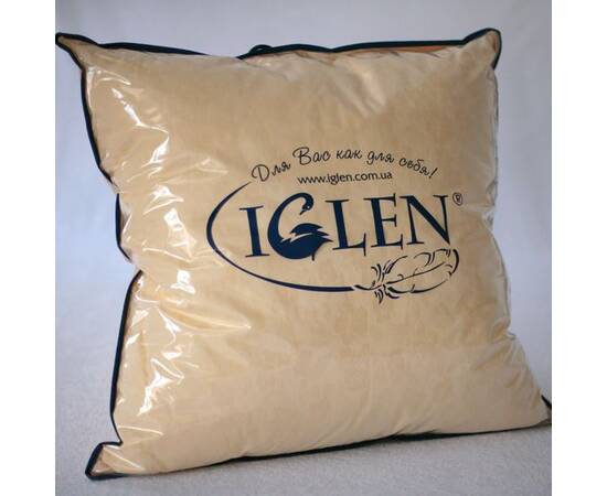 Подушка IGLEN антиалергенна 50х50 в жакардовому сатині (5050s), Колір: білий, Розмір: 50x50, зображення 2