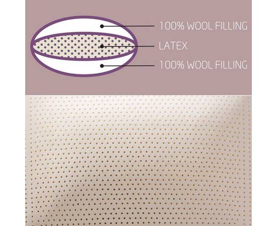 Подушка ортопедическая Penelope 50X70 WOOLLY LATEX, изображение 2