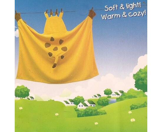 Плед-накидка Le Vele 68x100 BEBY GIRAFFE, зображення 2