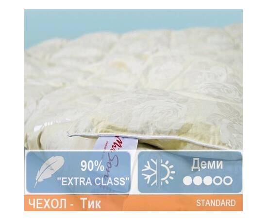 Одеяло пуховое MirSon Пух Экстра 039 стандарт 140x205 см (2200000003256), Сезонность: демисезонное, Размер: 140x205, изображение 4