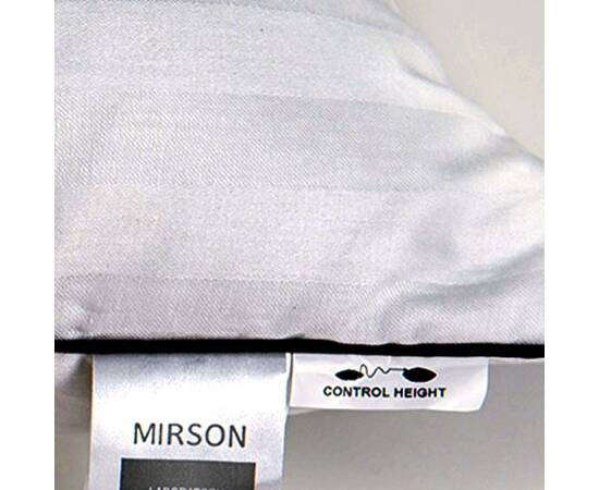 Подушка антиаллергенная MirSon Royal Pearl 120 универсальная 70x70 см (2200000008732), Цвет: белый, Размер: 70x70, изображение 4
