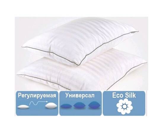 Подушка антиаллергенная MirSon Royal Pearl 120 универсальная 70x70 см (2200000008732), Цвет: белый, Размер: 70x70, изображение 5