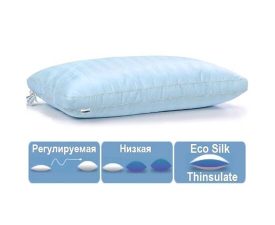 Подушка антиалергенна MirSon Valentino 115 м'яка 50x70 см (2200000014993), зображення 4