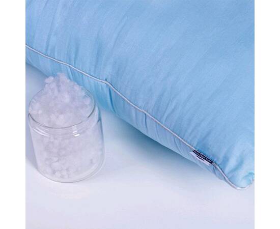 Подушка антиалергенна MirSon Valentino 118 м'яка 70x70 см (2200000008749), Колір: блакитний, Розмір: 70x70, зображення 3