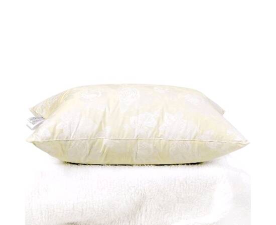 Подушка пуховая MirSon Экстра 113 средняя 60x60 см (2200000005342), Цвет: кремовый, Размер: 60x60, изображение 2